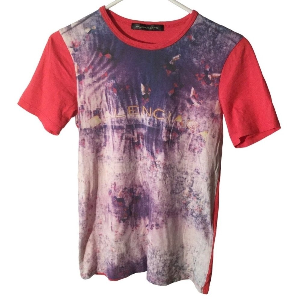 Balenciaga Ts | Pink purple tee Women's Size Small SM S